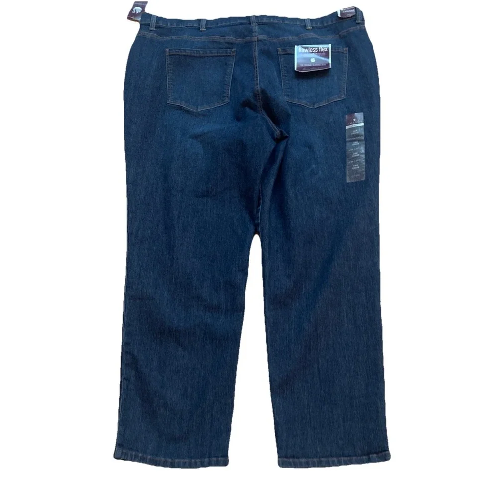 Gloria Vanderbilt Denim Jeans Amanda Blue Dark Wash Women's 24W Tapered Leg NWT